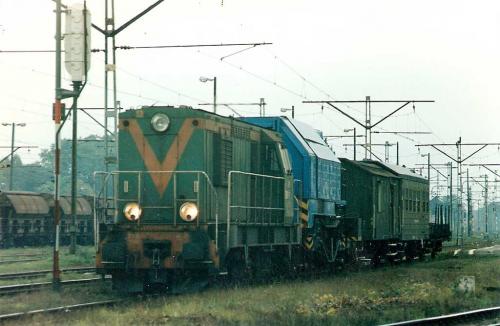 Pociąg naprawczy na Łódź Widzew
